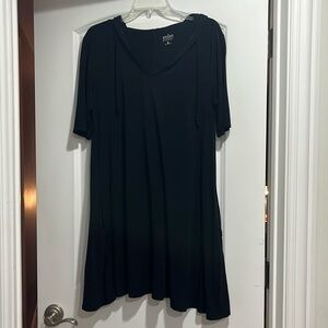 NY&co Casual Black Hoodie Dress